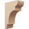 Ekena Millwork 11"W x 22"D x 33"H Classic New Brighton Rough Cedar Woodgrain TimberThane Corbel, Primed Tan CORUR11X22X33NEBRCPR - alternate 1